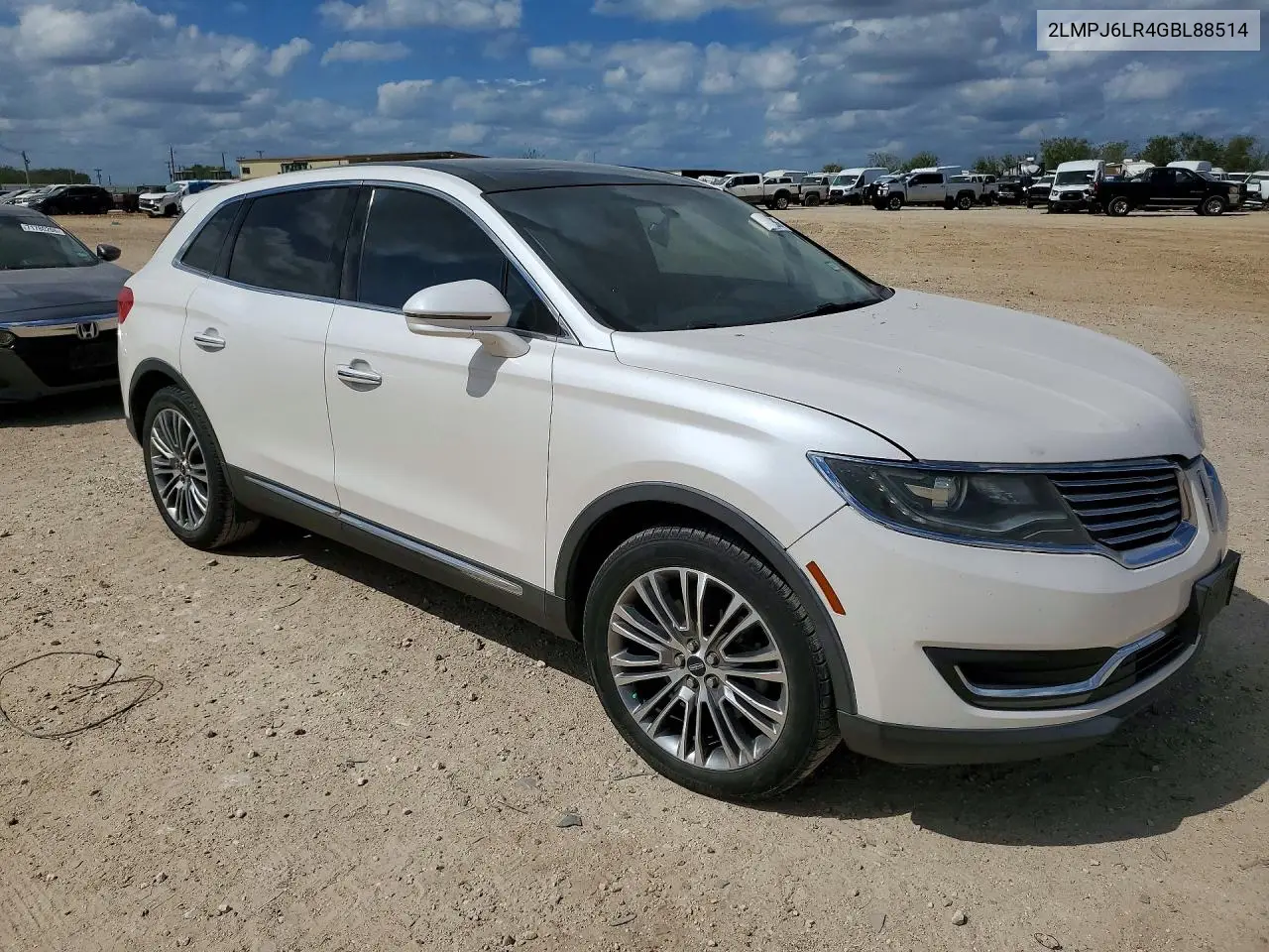 2016 LINCOLN MKX VIN 2LMPJ6LR4GBL88514 — фото 4