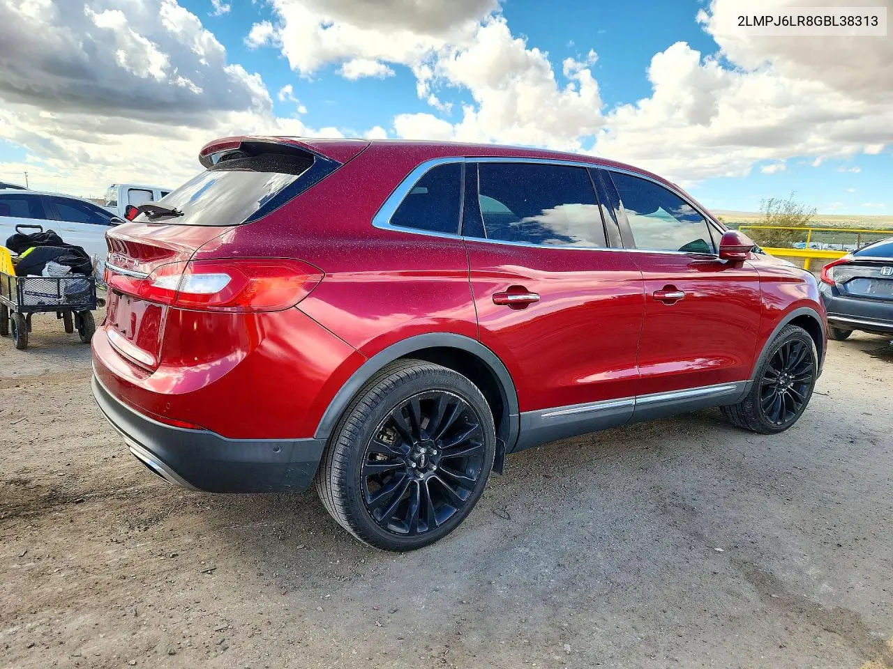 2016 LINCOLN MKX VIN 2LMPJ6LR8GBL38313 — фото 3