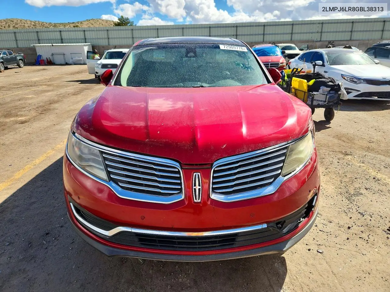 2016 LINCOLN MKX VIN 2LMPJ6LR8GBL38313 — фото 5
