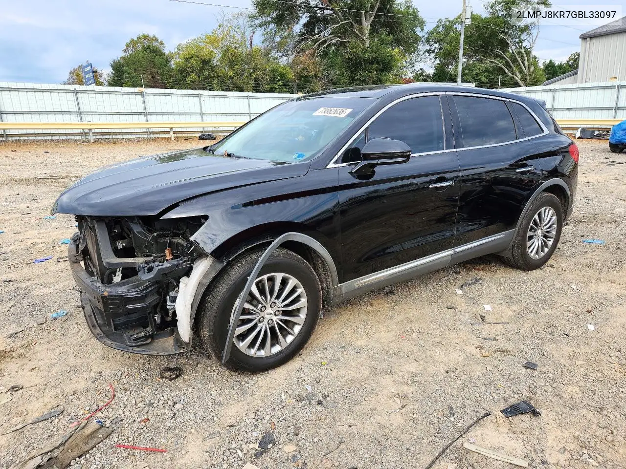 LINCOLN MKX 2016, VIN 2LMPJ8KR7GBL33097