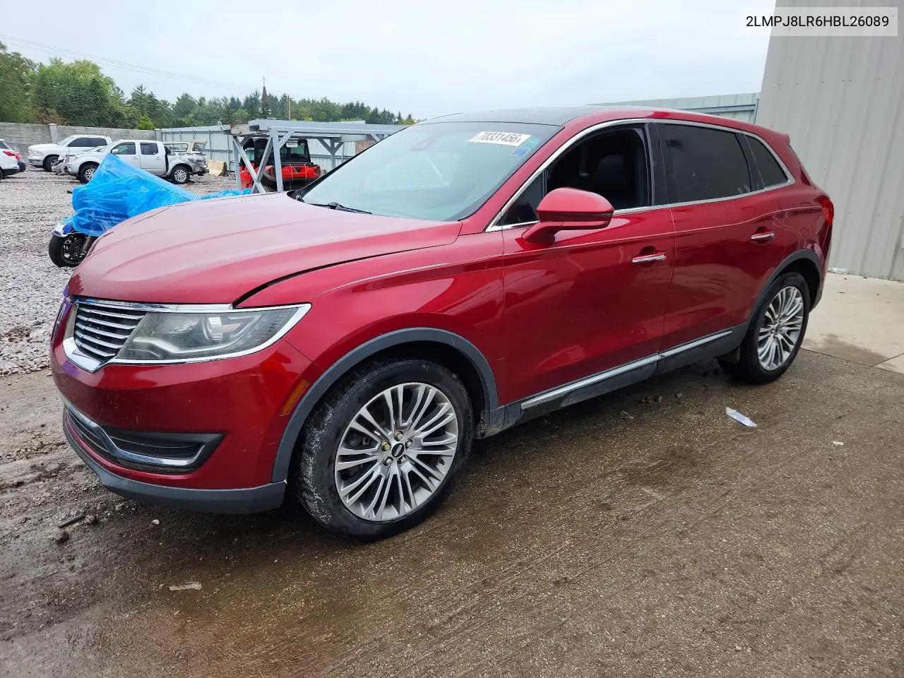 LINCOLN MKX 2017, VIN 2LMPJ8LR6HBL26089