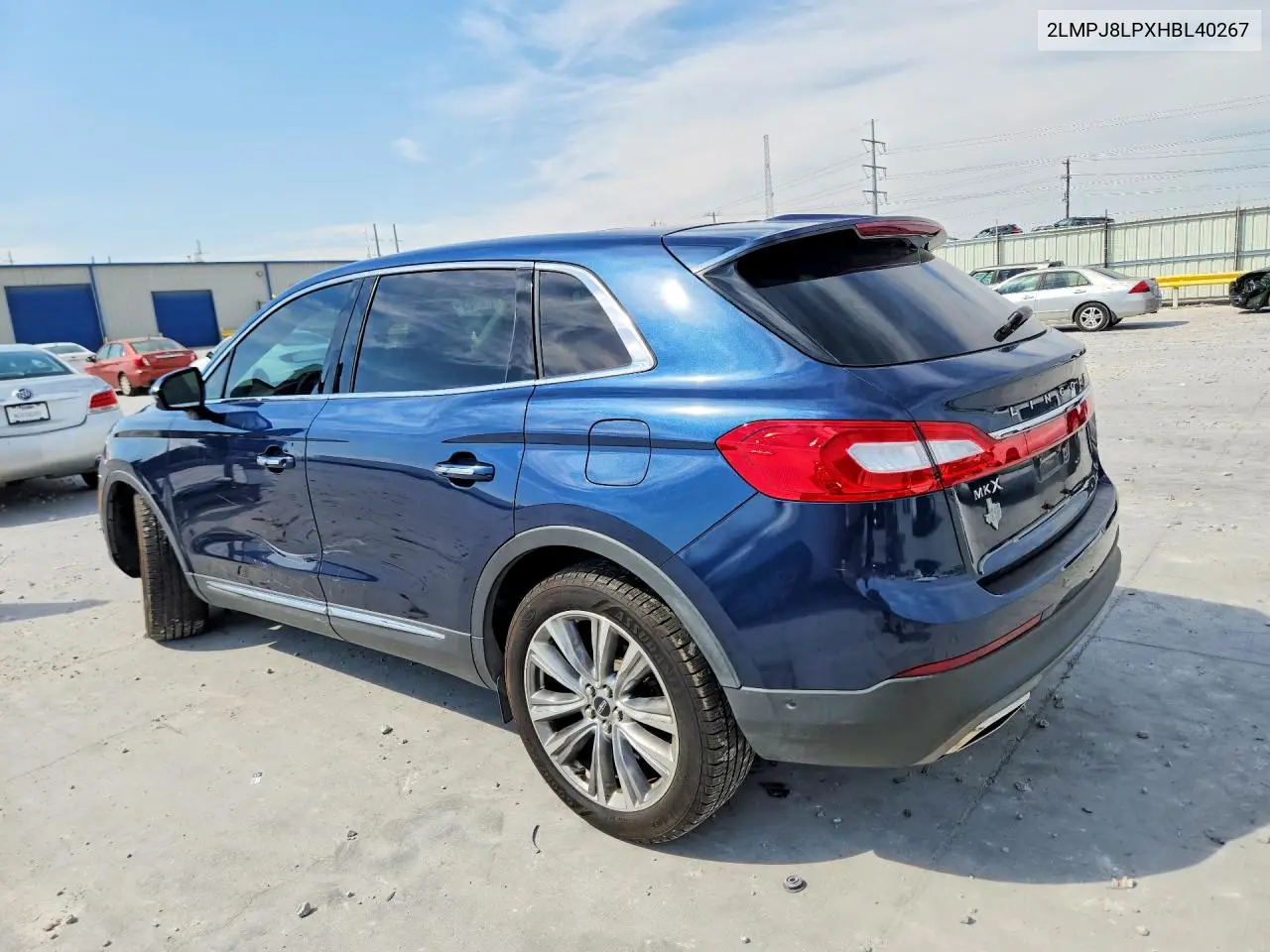 2017 LINCOLN MKX VIN 2LMPJ8LPXHBL40267 — фото 2