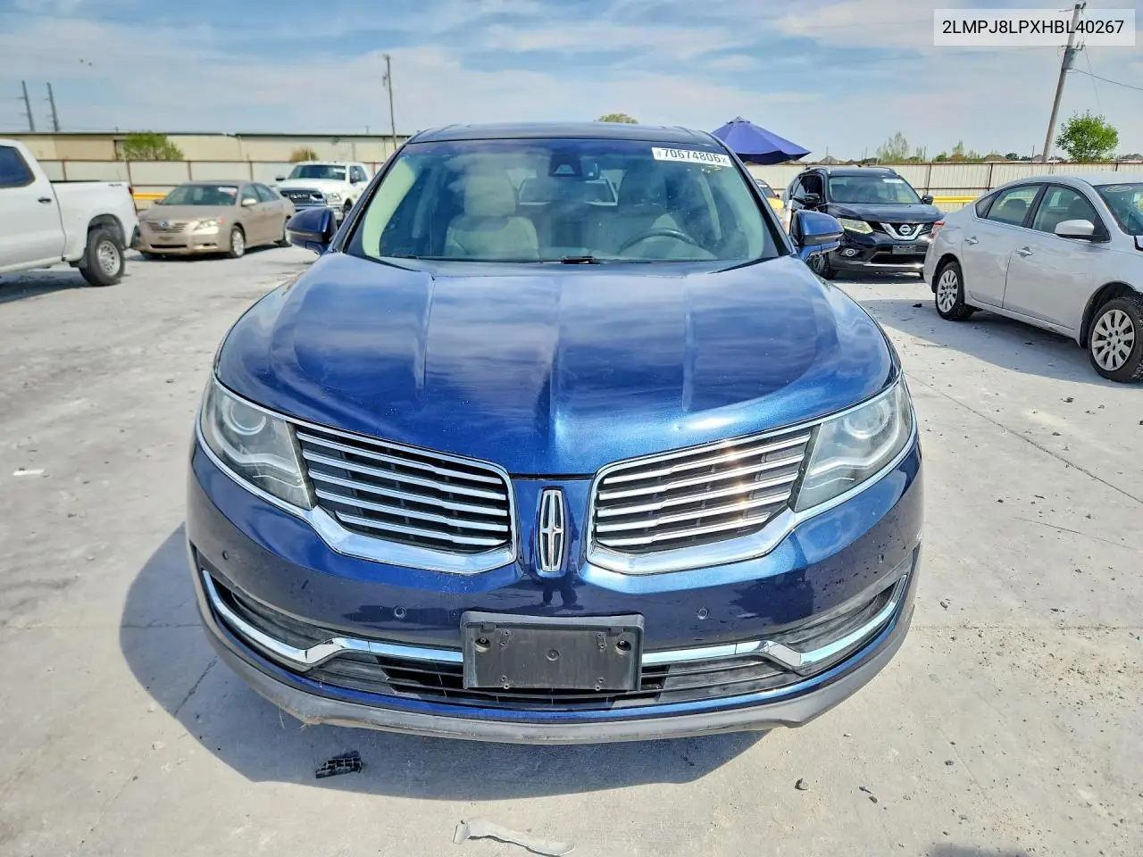 2017 LINCOLN MKX VIN 2LMPJ8LPXHBL40267 — фото 5