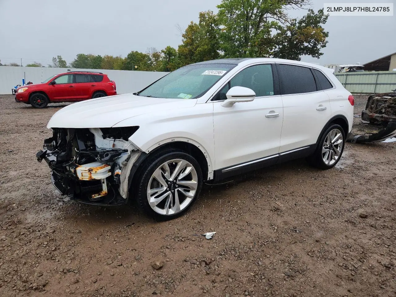 LINCOLN MKX 2017, VIN 2LMPJ8LP7HBL24785