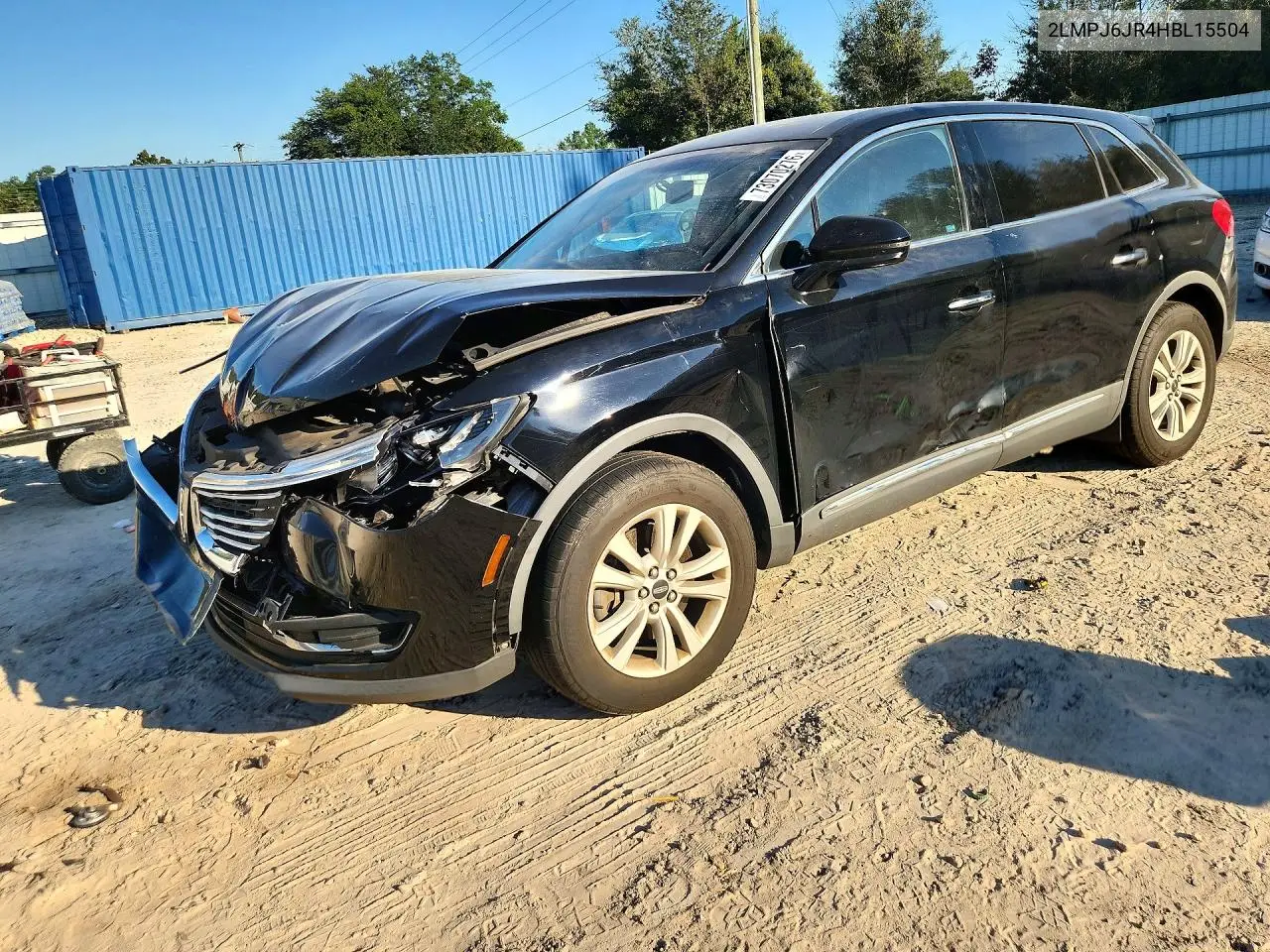 LINCOLN MKX 2017, VIN 2LMPJ6JR4HBL15504