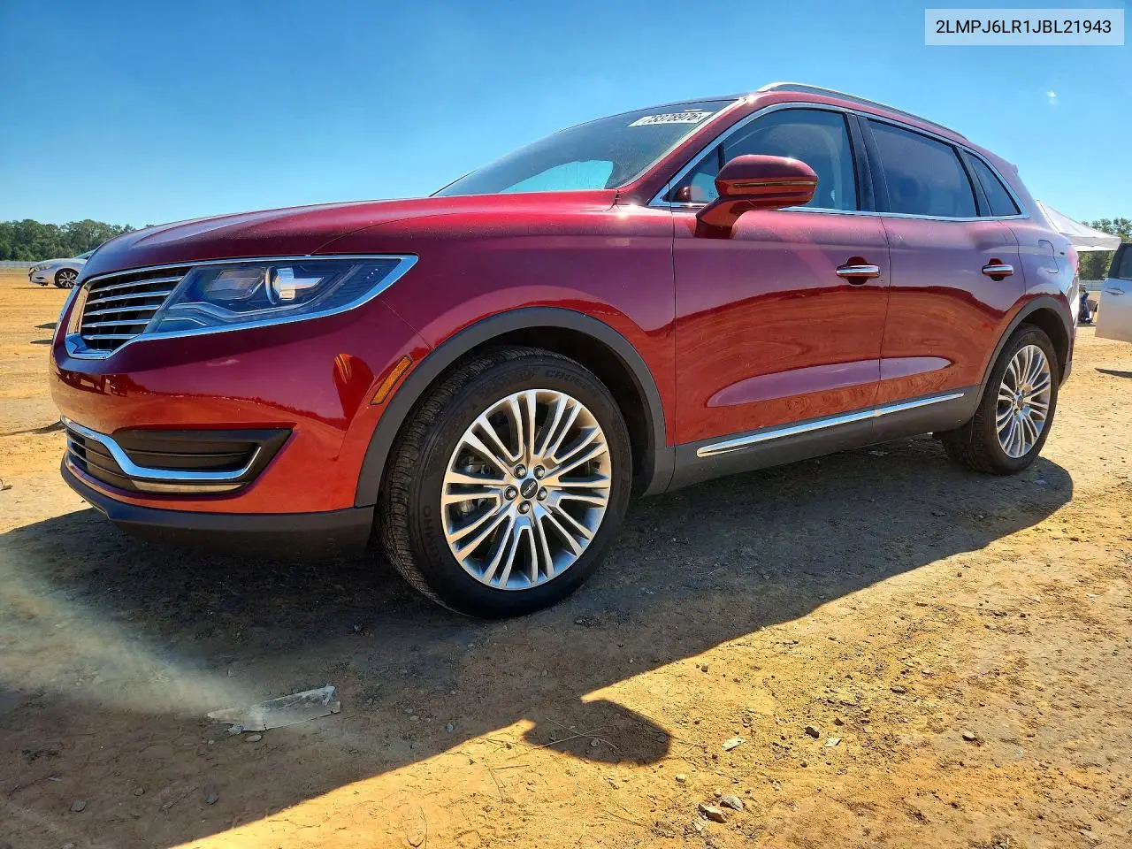 LINCOLN MKX 2018, VIN 2LMPJ6LR1JBL21943