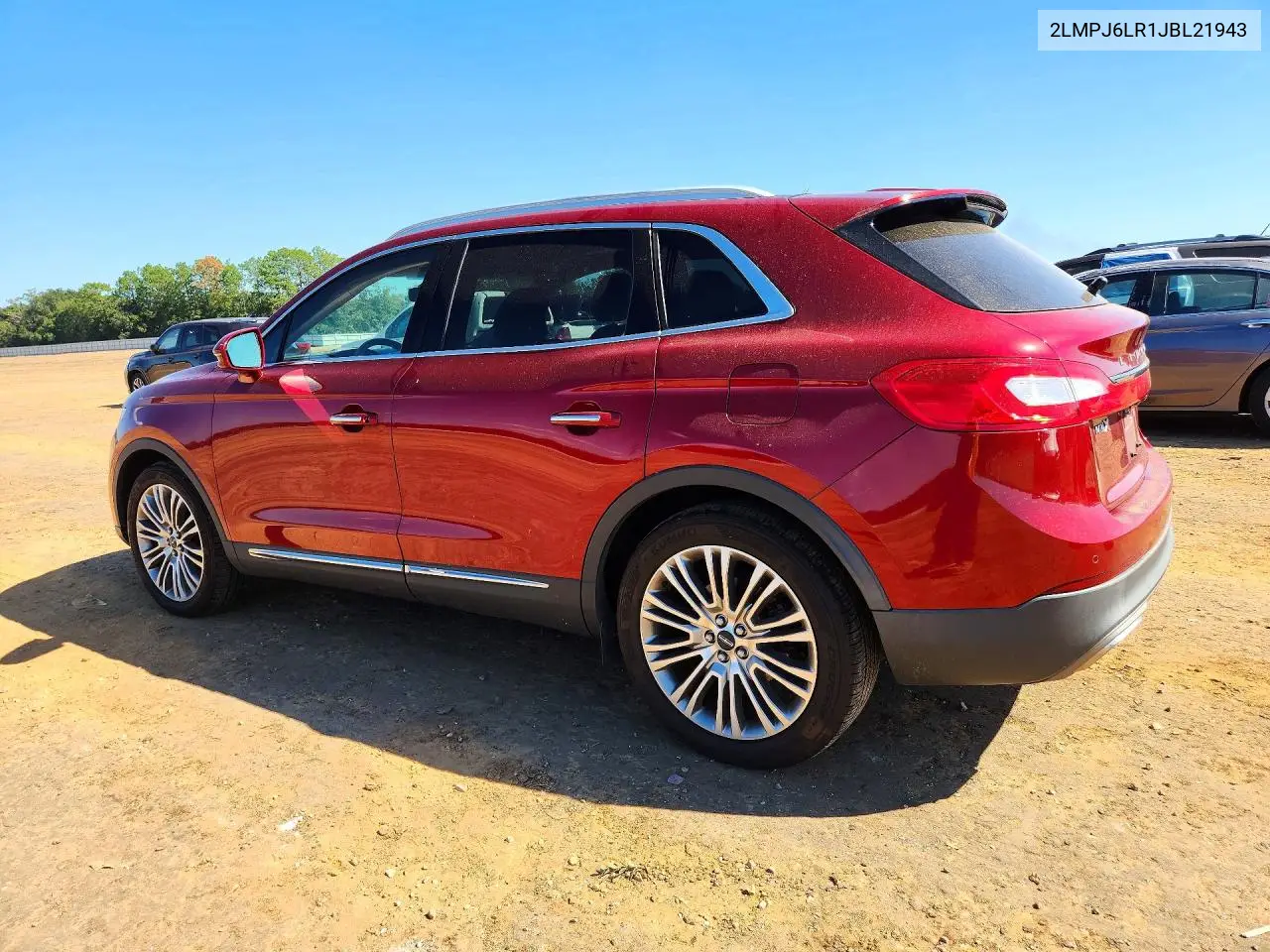 2018 LINCOLN MKX VIN 2LMPJ6LR1JBL21943 — фото 2