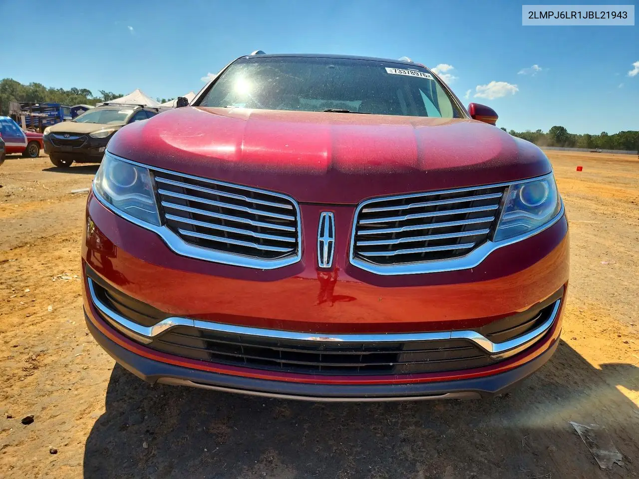 2018 LINCOLN MKX VIN 2LMPJ6LR1JBL21943 — фото 5