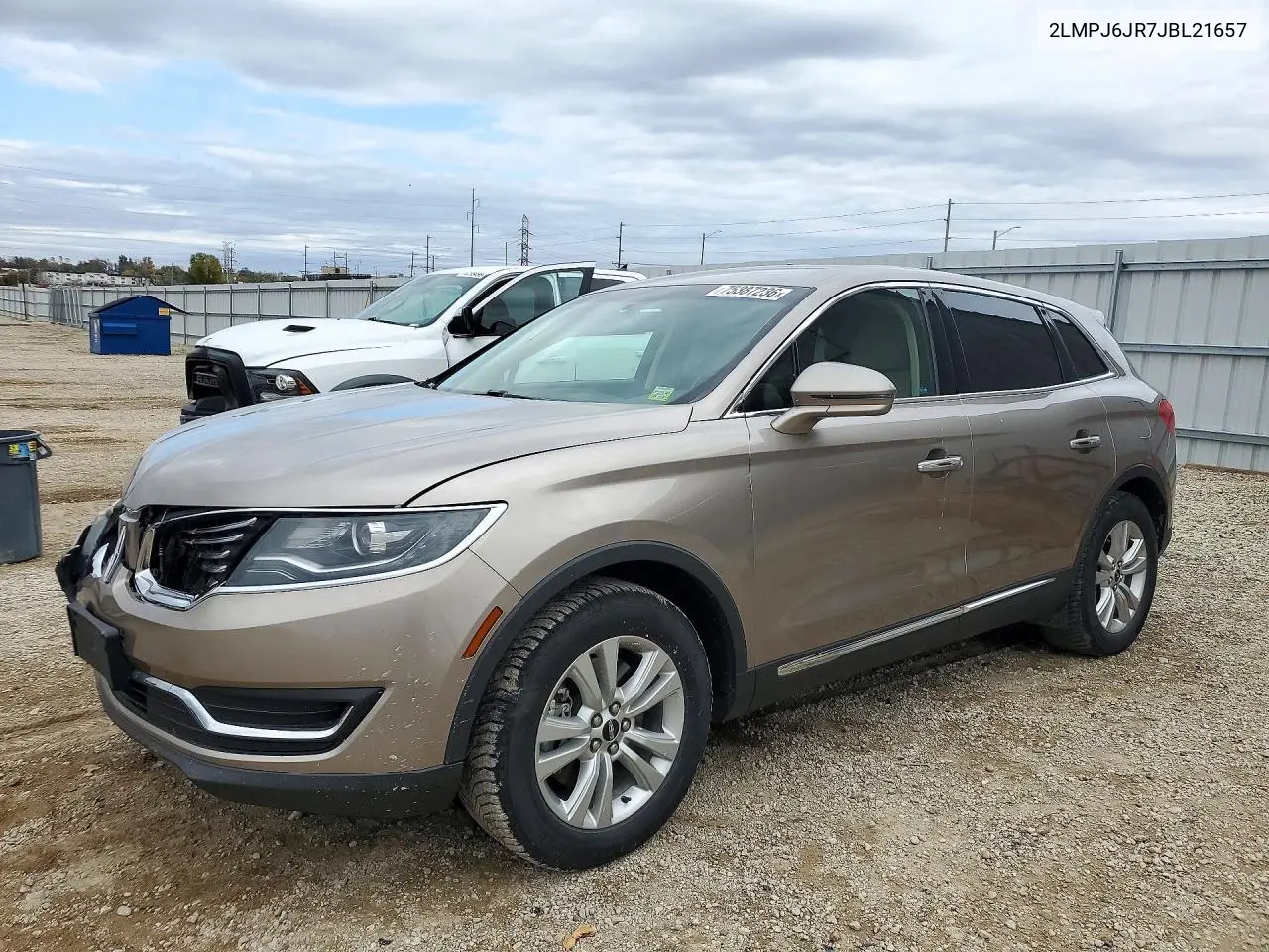 LINCOLN MKX 2018, VIN 2LMPJ6JR7JBL21657