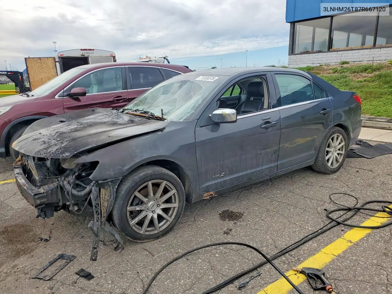 LINCOLN MKZ 2007, VIN 3LNHM26T87R667120