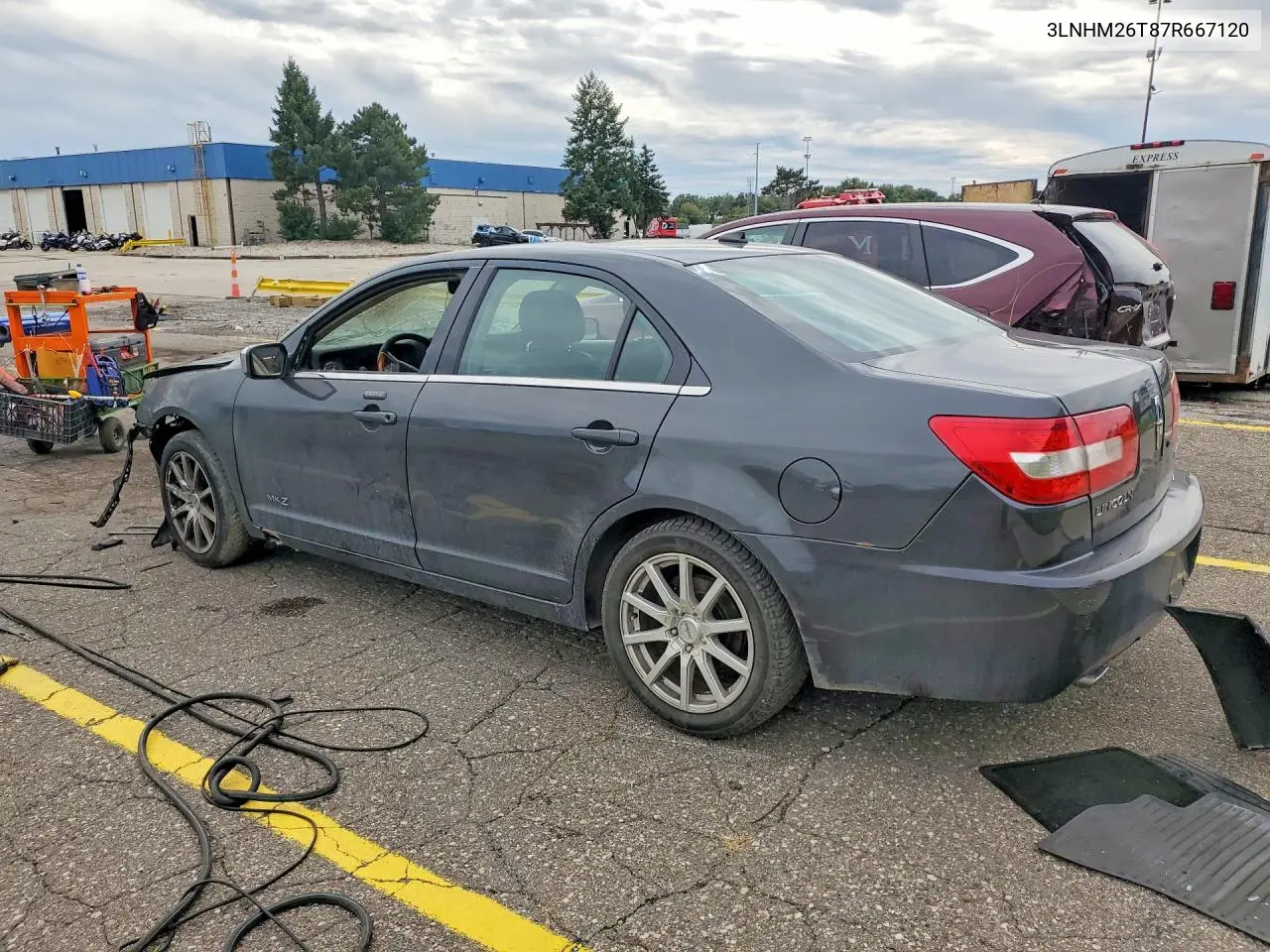 2007 LINCOLN MKZ VIN 3LNHM26T87R667120 — фото 2