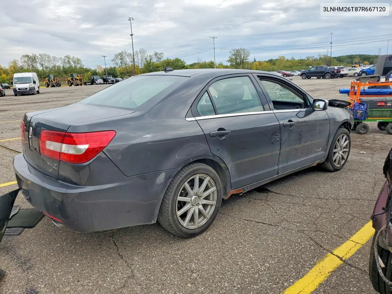 2007 LINCOLN MKZ VIN 3LNHM26T87R667120 — фото 3