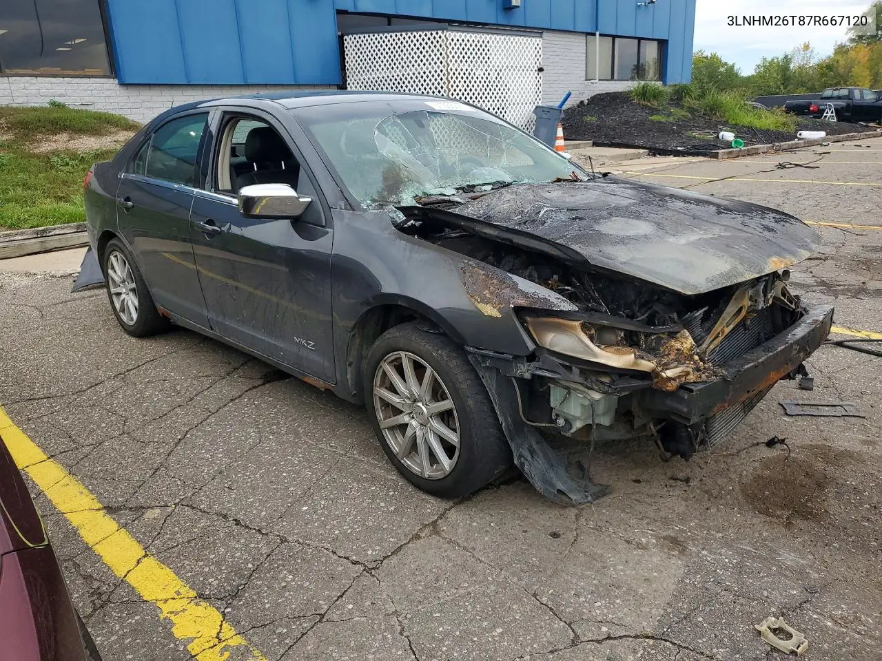 2007 LINCOLN MKZ VIN 3LNHM26T87R667120 — фото 4