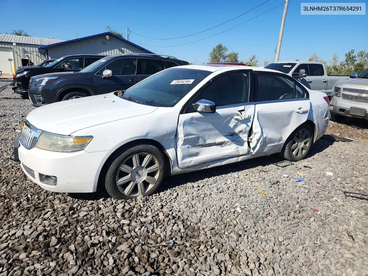 LINCOLN MKZ 2007, VIN 3LNHM26T37R654291