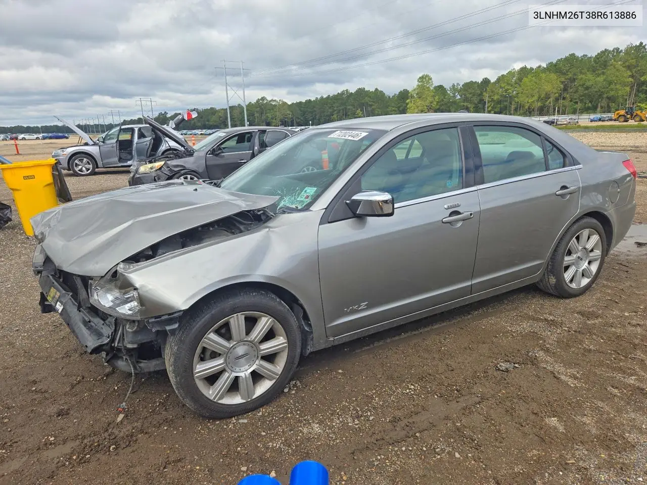 LINCOLN MKZ 2008, VIN 3LNHM26T38R613886