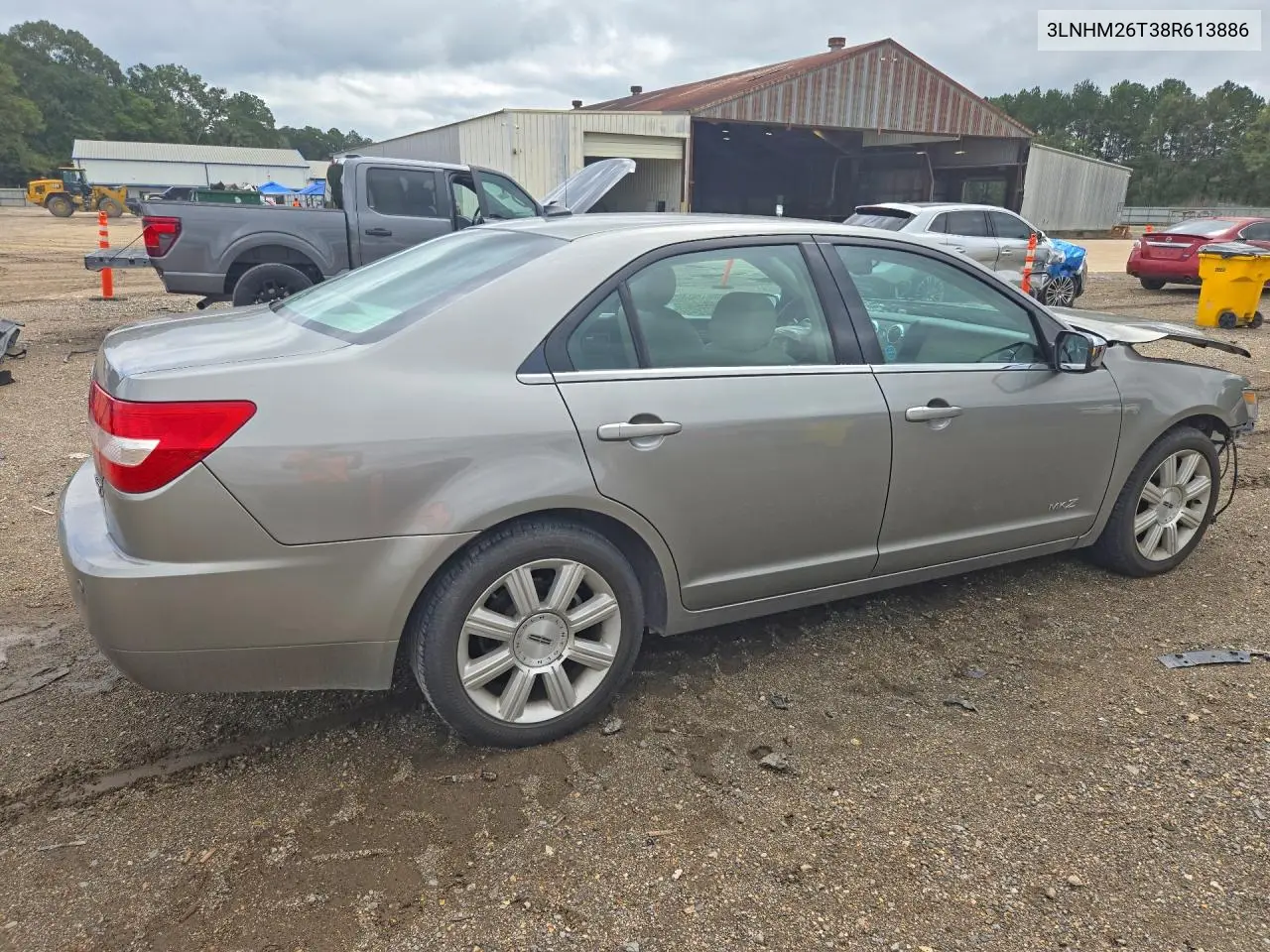2008 LINCOLN MKZ VIN 3LNHM26T38R613886 — фото 3