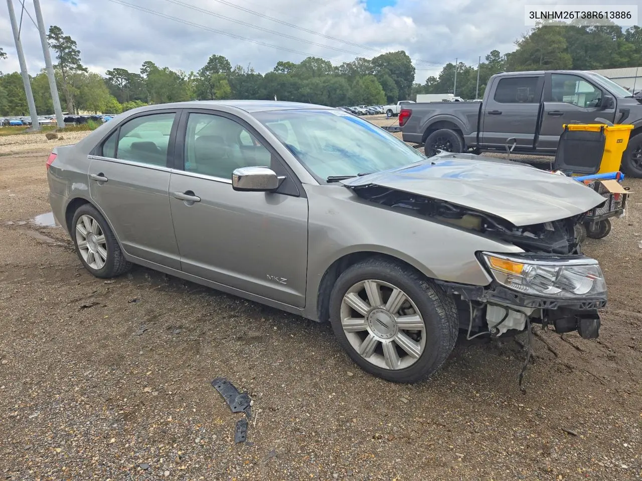 2008 LINCOLN MKZ VIN 3LNHM26T38R613886 — фото 4
