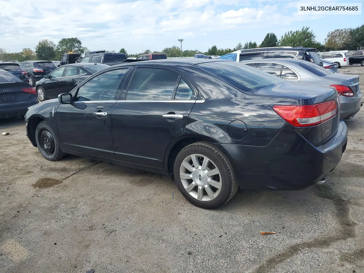 2010 LINCOLN MKZ VIN 3LNHL2GC8AR754685 — фото 2
