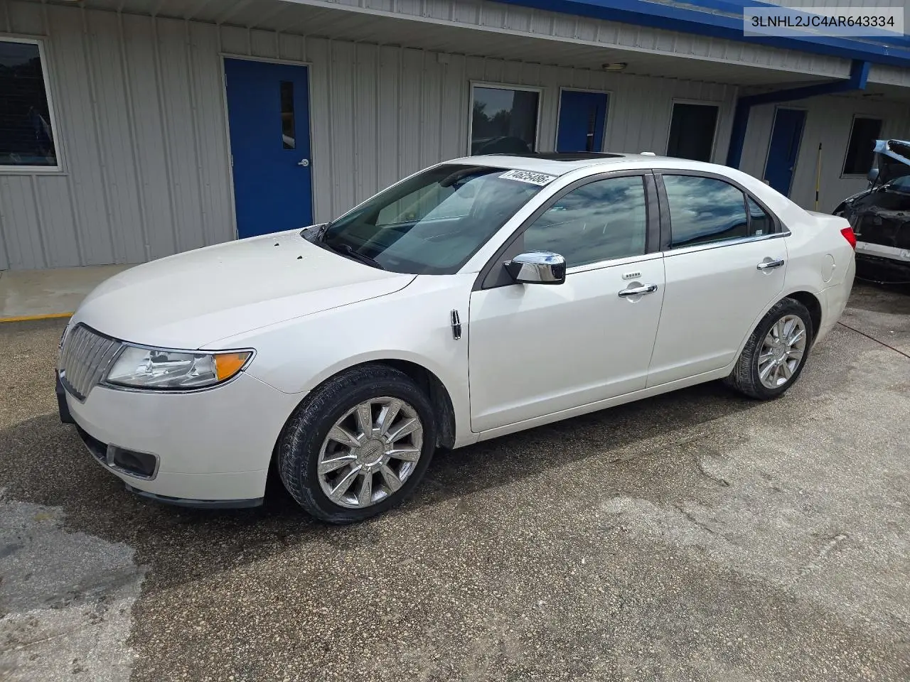 LINCOLN MKZ 2010, VIN 3LNHL2JC4AR643334