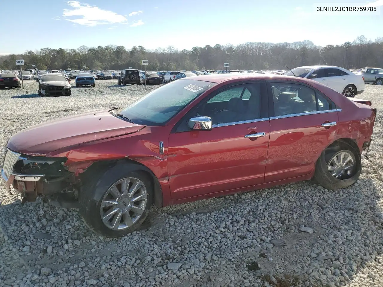 LINCOLN MKZ 2011, VIN 3LNHL2JC1BR759785