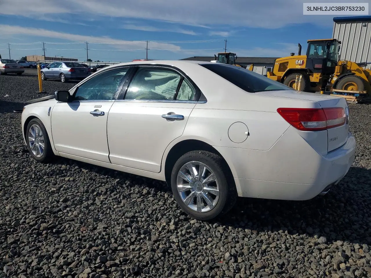 2011 LINCOLN MKZ VIN 3LNHL2JC3BR753230 — фото 2