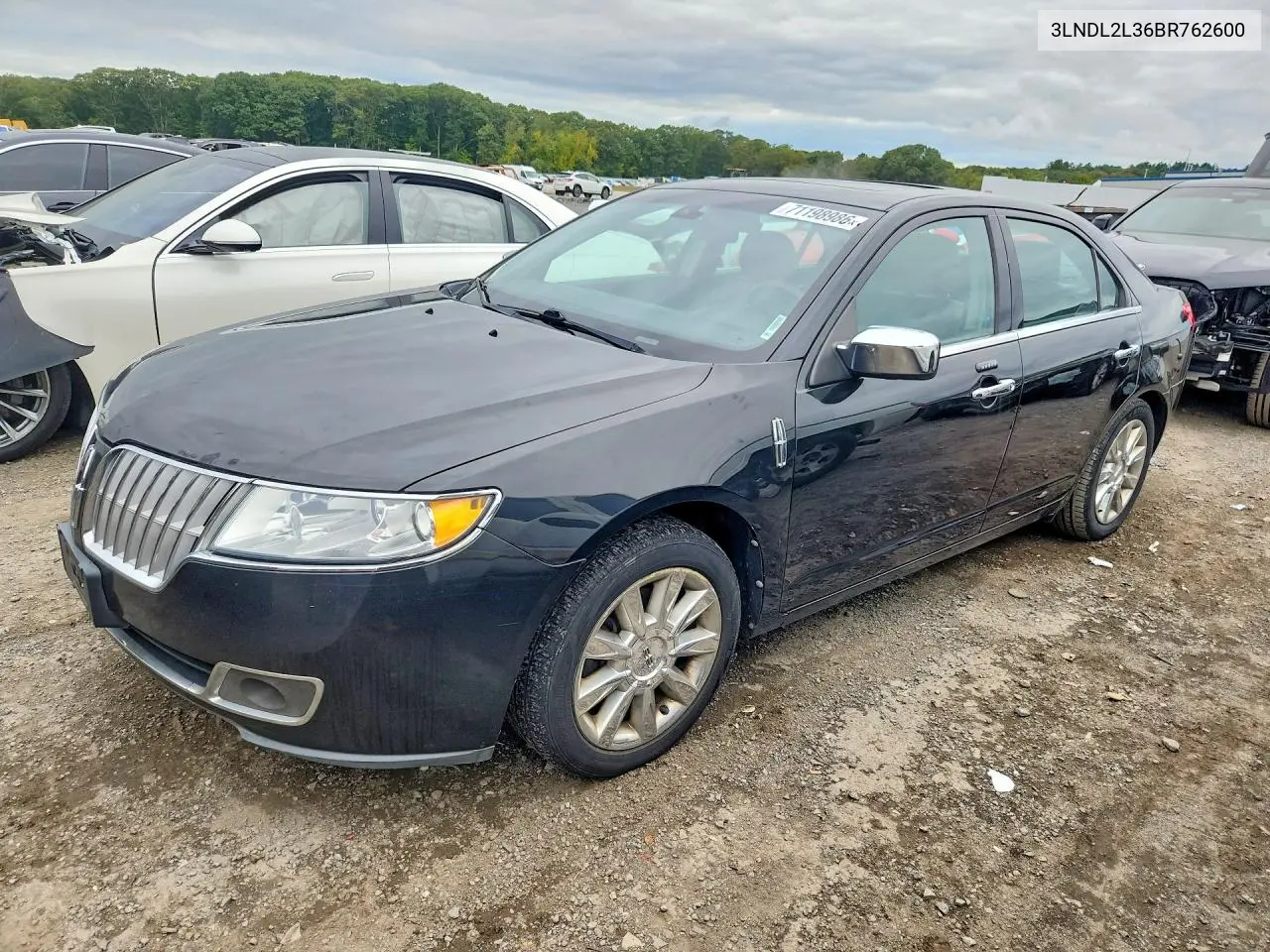 LINCOLN MKZ 2011, VIN 3LNDL2L36BR762600