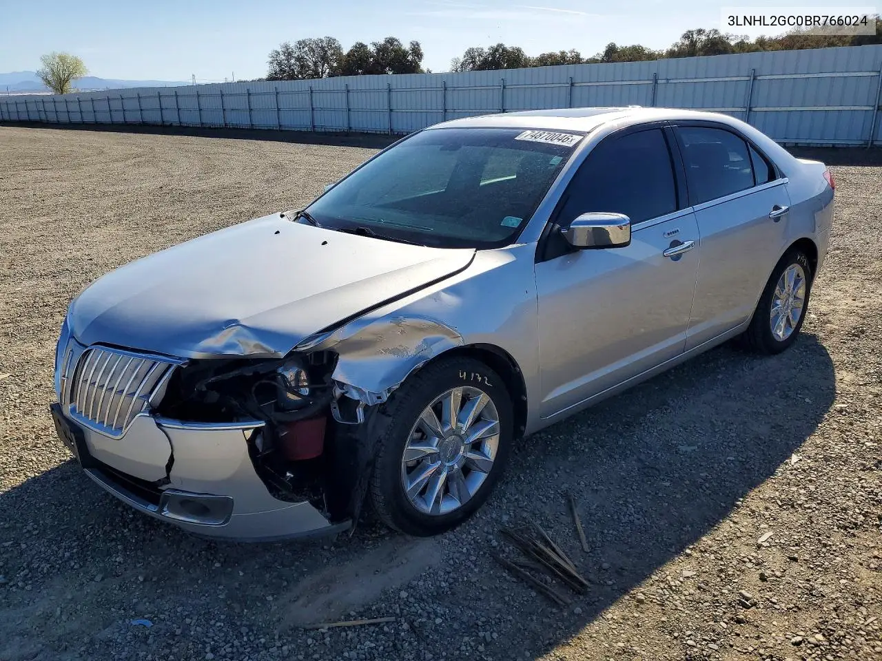 LINCOLN MKZ 2011, VIN 3LNHL2GC0BR766024
