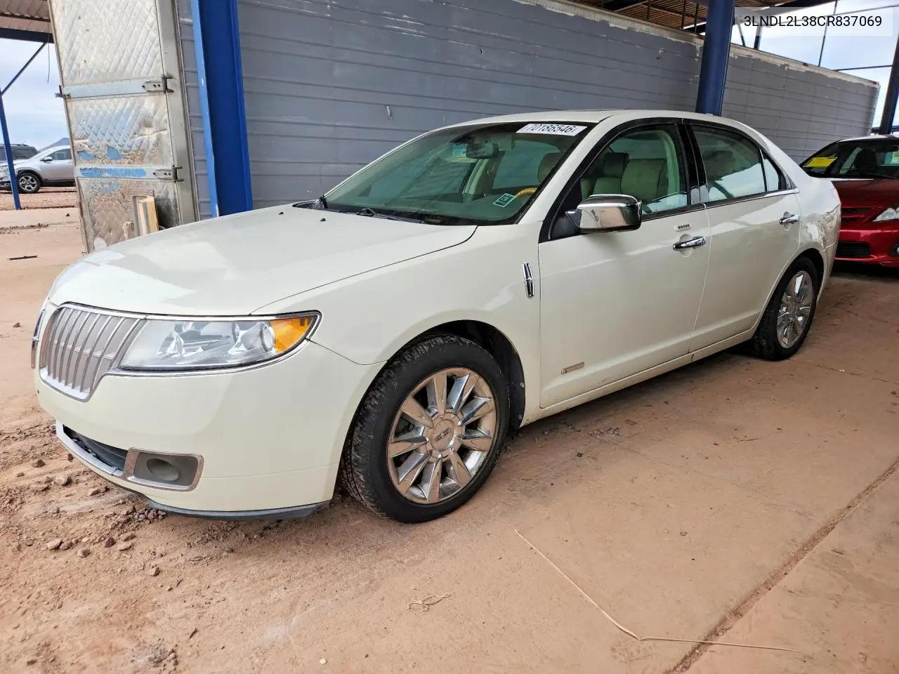 LINCOLN MKZ 2012, VIN 3LNDL2L38CR837069