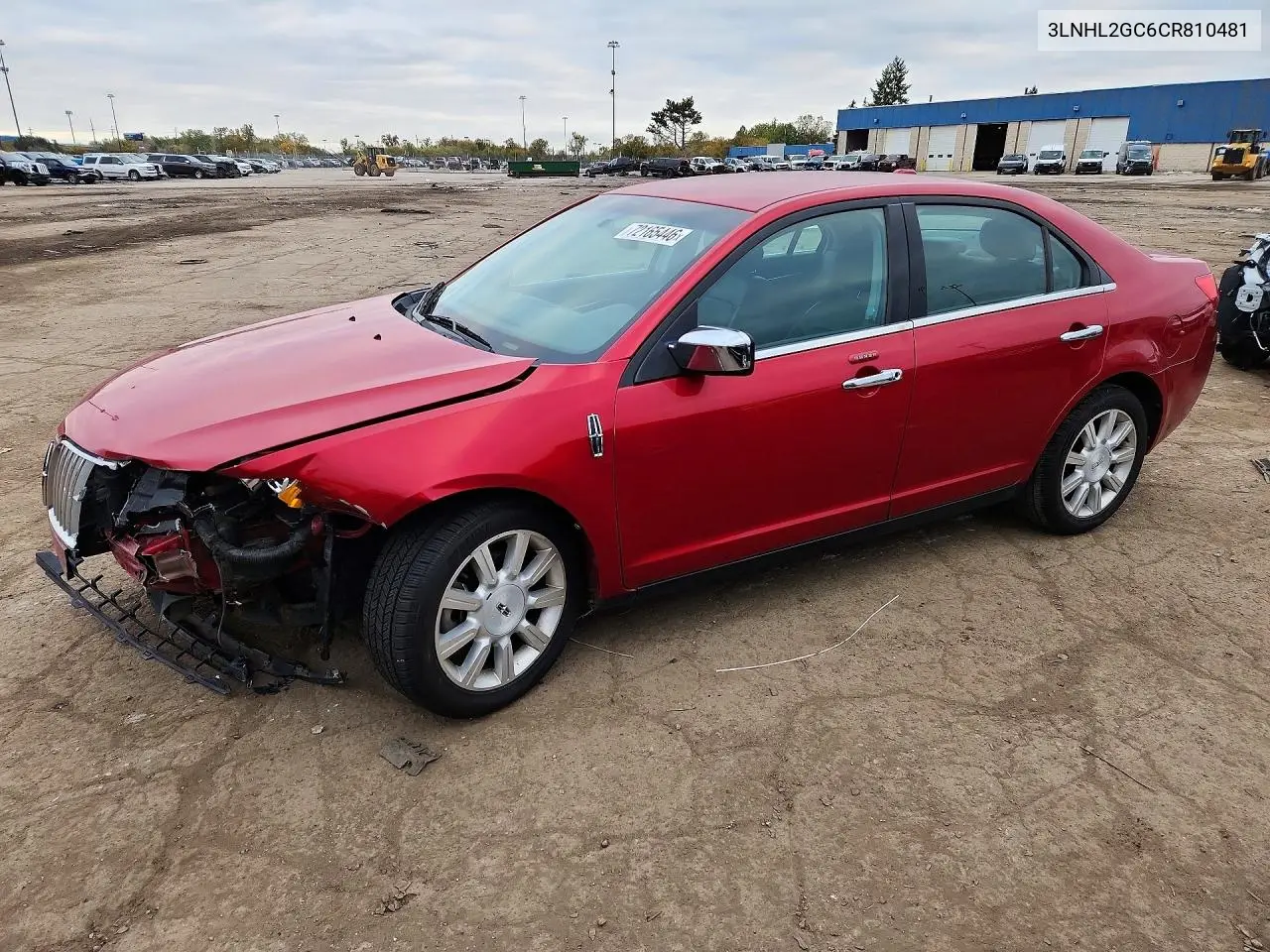 LINCOLN MKZ 2012, VIN 3LNHL2GC6CR810481