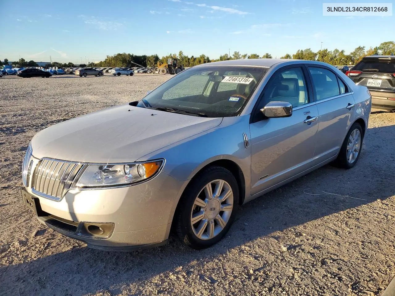 LINCOLN MKZ 2012, VIN 3LNDL2L34CR812668
