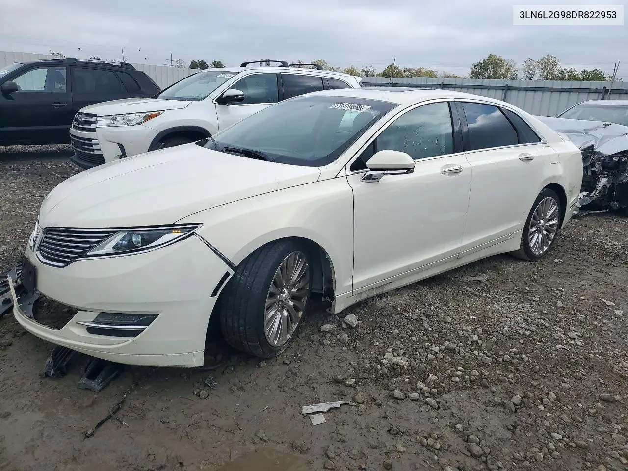 LINCOLN MKZ 2013, VIN 3LN6L2G98DR822953