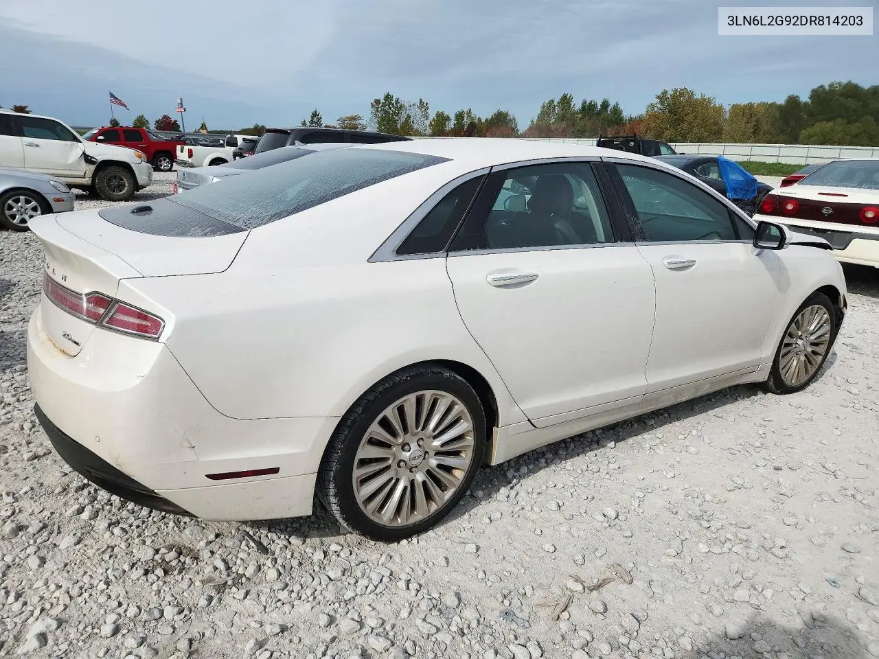 2013 LINCOLN MKZ VIN 3LN6L2G92DR814203 — фото 3