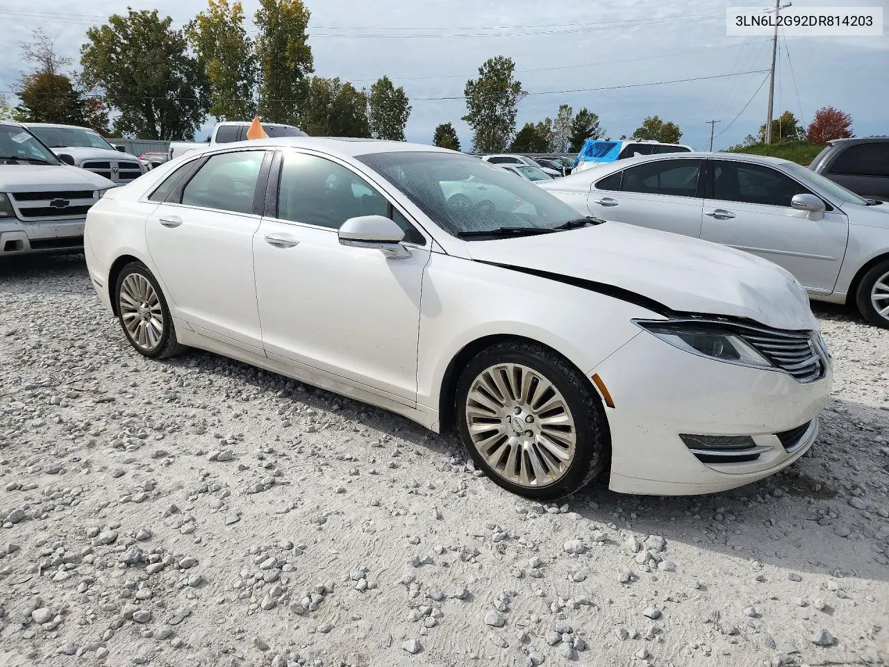 2013 LINCOLN MKZ VIN 3LN6L2G92DR814203 — фото 4