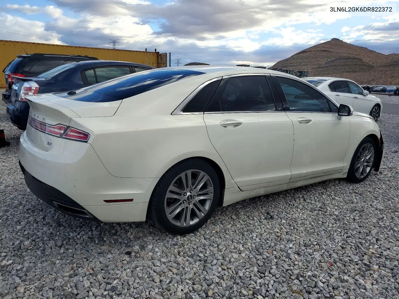 2013 LINCOLN MKZ VIN 3LN6L2GK6DR822372 — фото 3