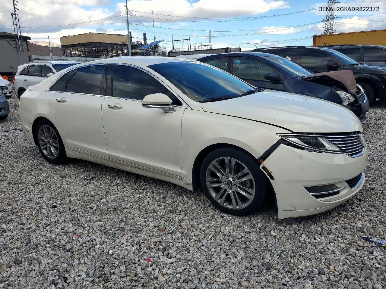 2013 LINCOLN MKZ VIN 3LN6L2GK6DR822372 — фото 4