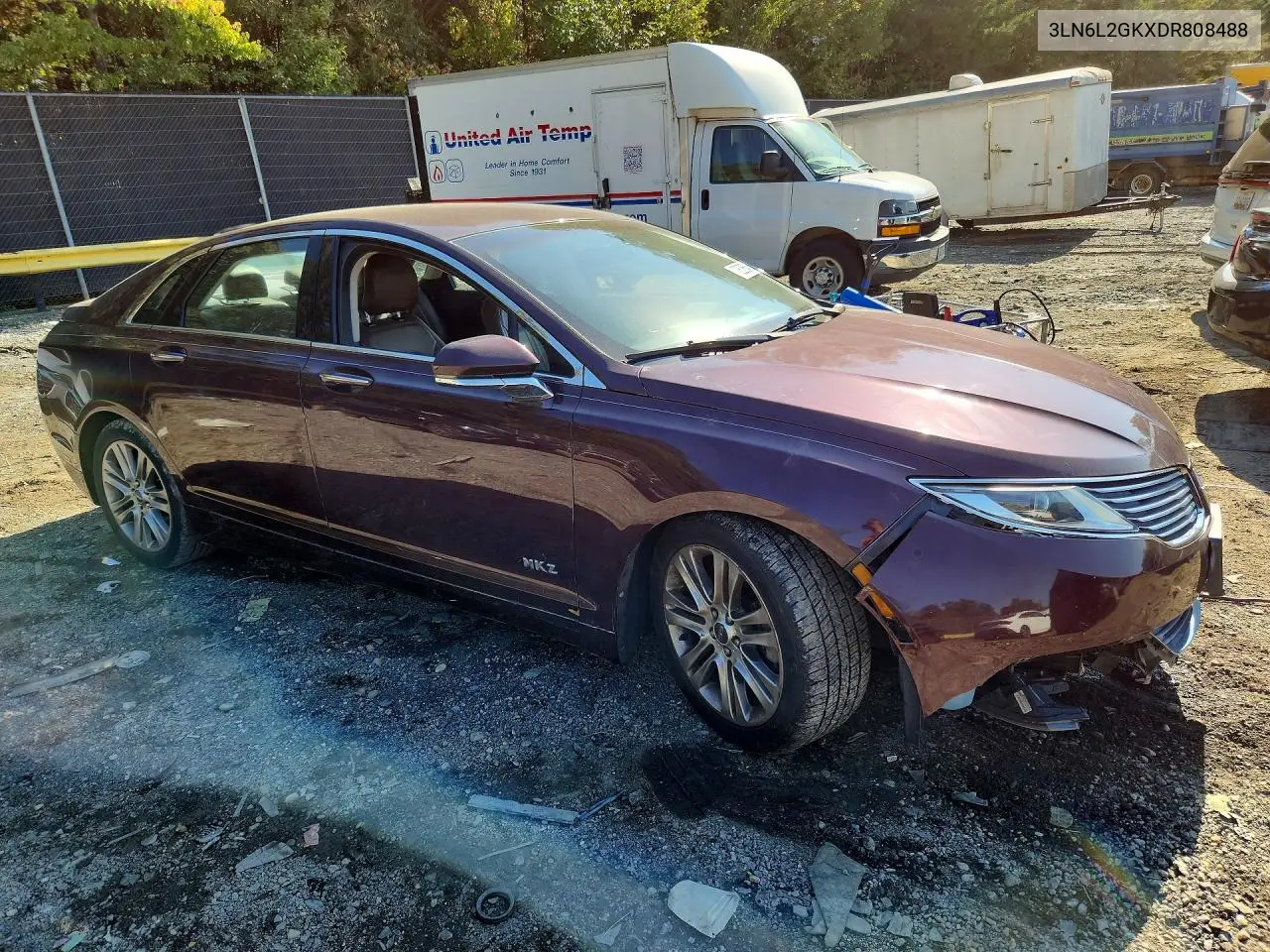 2013 LINCOLN MKZ VIN 3LN6L2GKXDR808488 — фото 4
