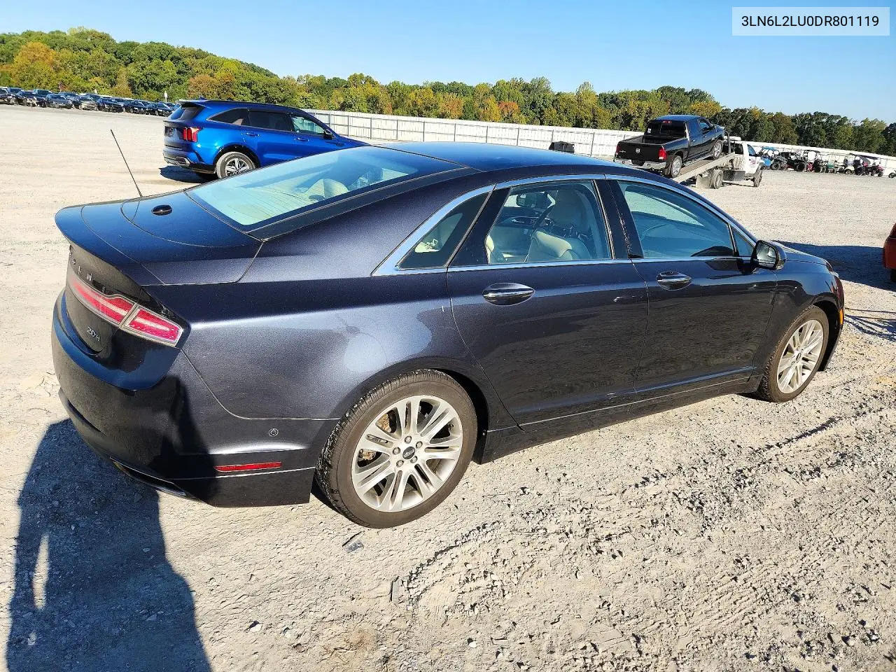 2013 LINCOLN MKZ VIN 3LN6L2LU0DR801119 — фото 3