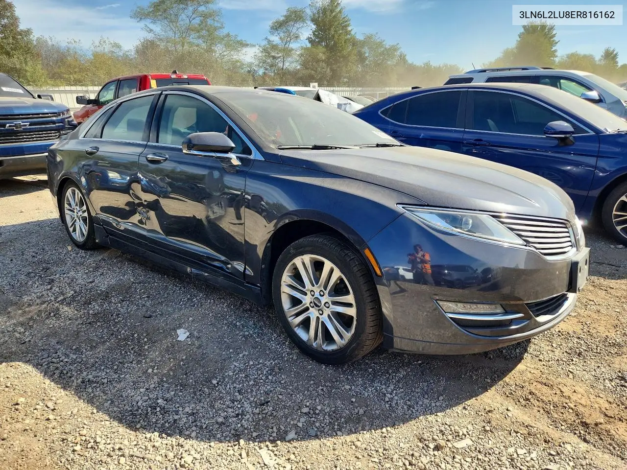 2014 LINCOLN MKZ VIN 3LN6L2LU8ER816162 — фото 4