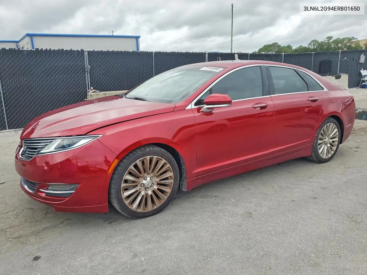 LINCOLN MKZ 2014, VIN 3LN6L2G94ER801650