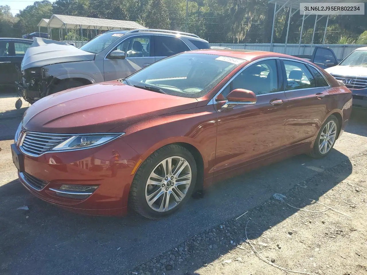 LINCOLN MKZ 2014, VIN 3LN6L2J95ER802234