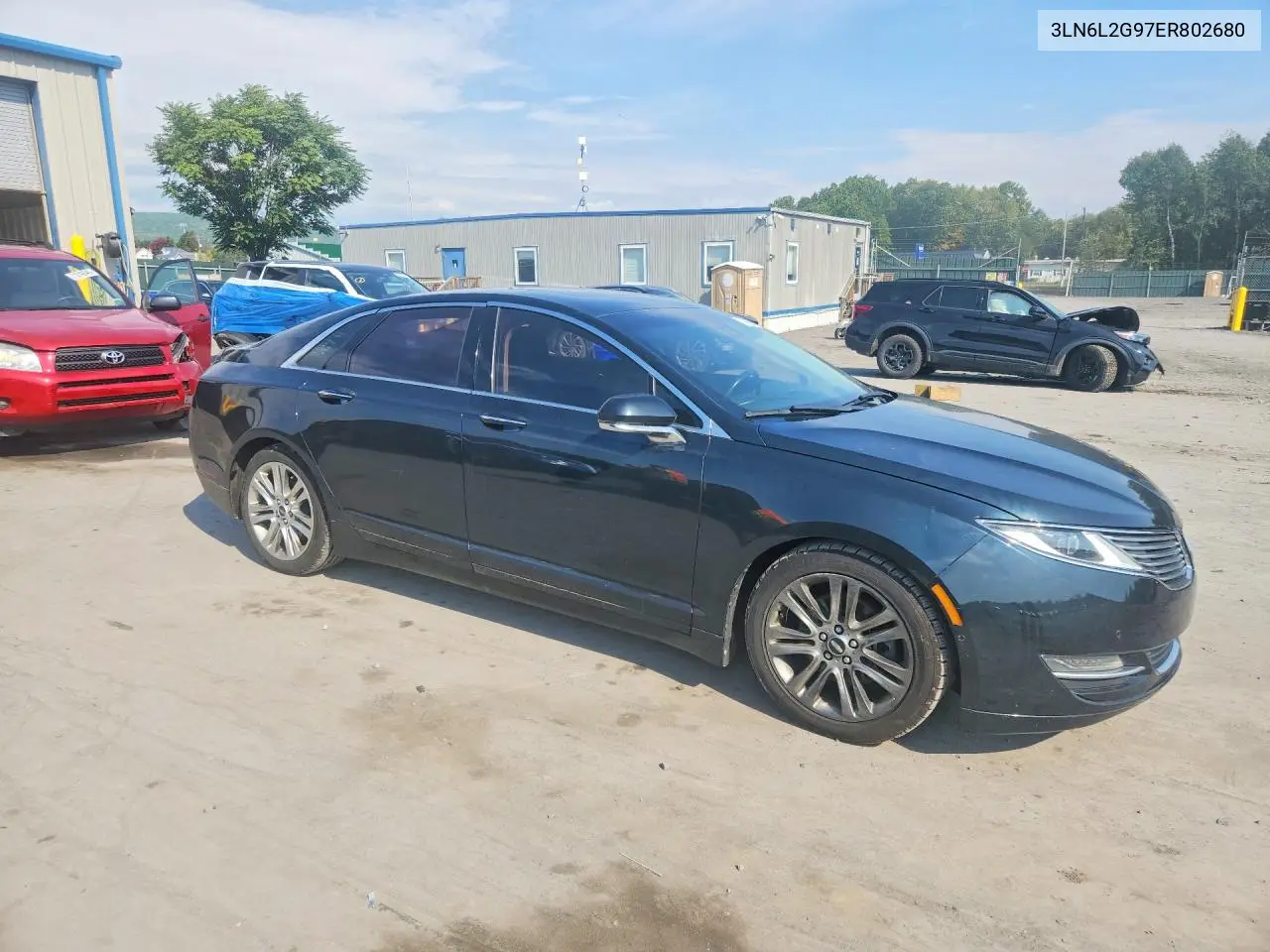 2014 LINCOLN MKZ VIN 3LN6L2G97ER802680 — фото 4