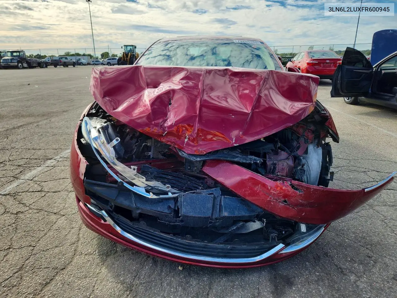 2015 LINCOLN MKZ VIN 3LN6L2LUXFR600945 — фото 5