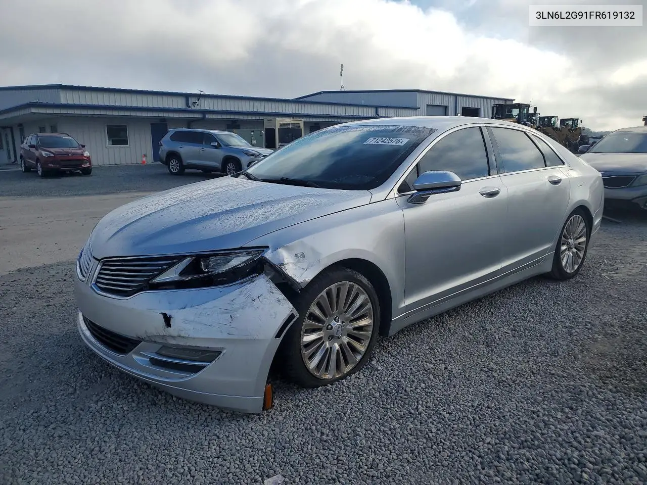 LINCOLN MKZ 2015, VIN 3LN6L2G91FR619132