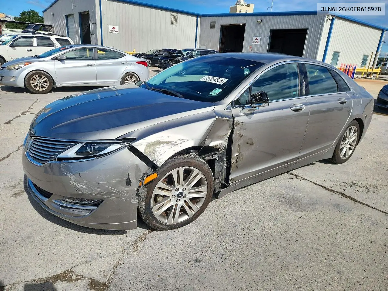 LINCOLN MKZ 2015, VIN 3LN6L2GK0FR615978