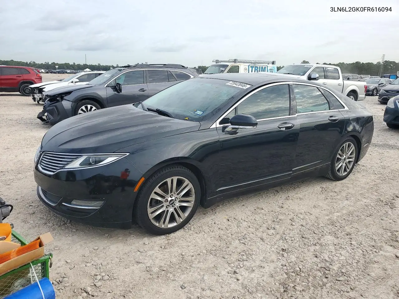 LINCOLN MKZ 2015, VIN 3LN6L2GK0FR616094