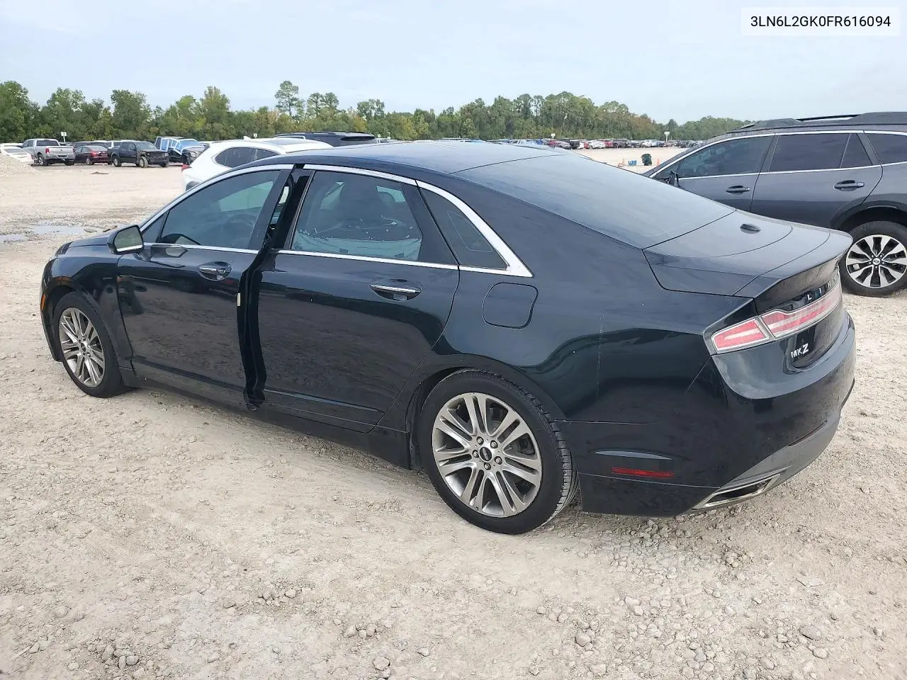 2015 LINCOLN MKZ VIN 3LN6L2GK0FR616094 — фото 2