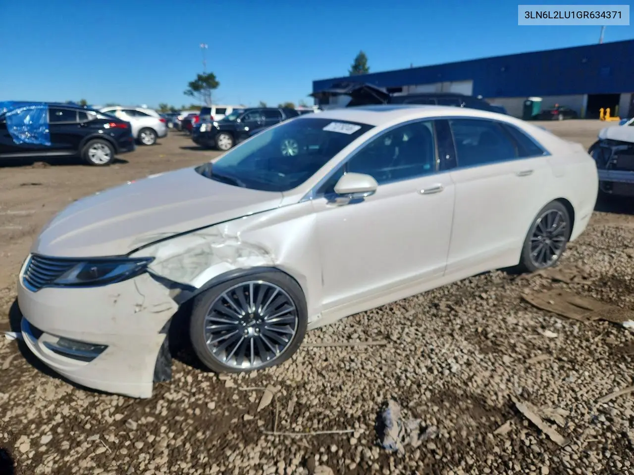 LINCOLN MKZ 2016, VIN 3LN6L2LU1GR634371