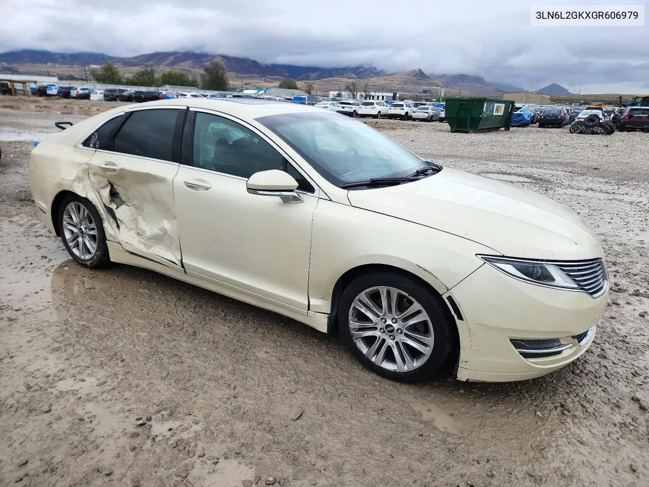 2016 LINCOLN MKZ VIN 3LN6L2GKXGR606979 — фото 4