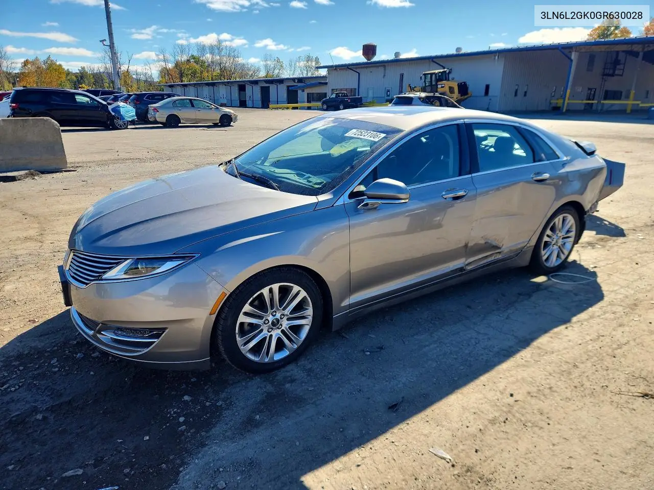 LINCOLN MKZ 2016, VIN 3LN6L2GK0GR630028