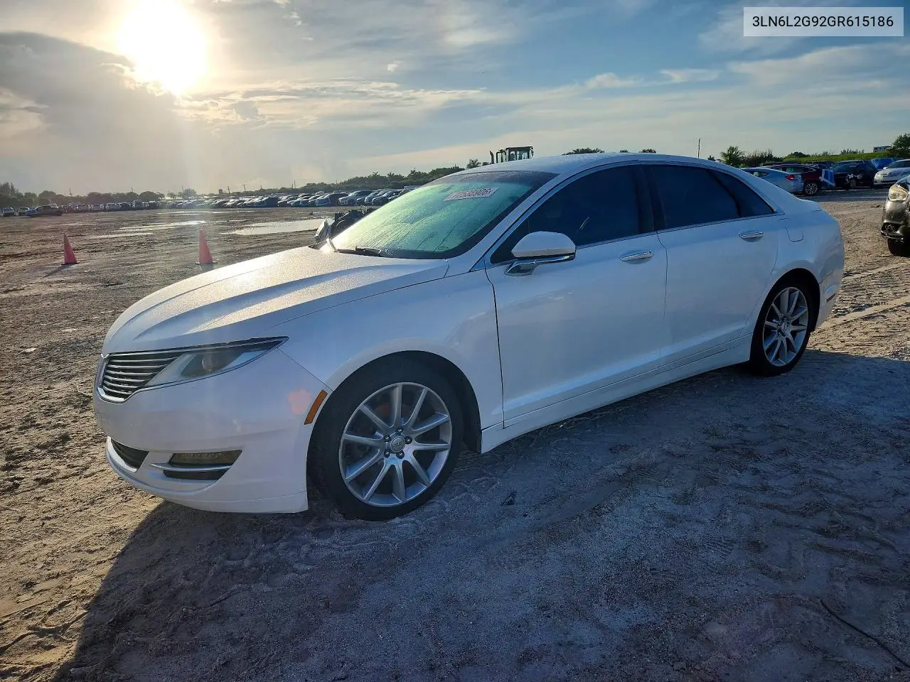 LINCOLN MKZ 2016, VIN 3LN6L2G92GR615186